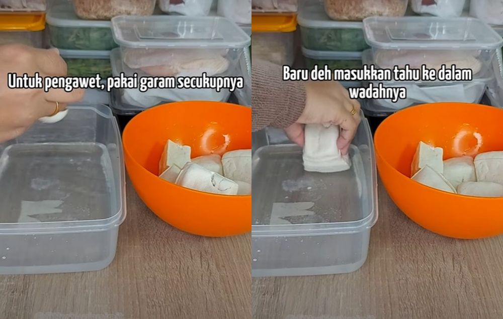 Tanpa dikukus, ini cara menyimpan tahu di kulkas agar awet satu minggu
