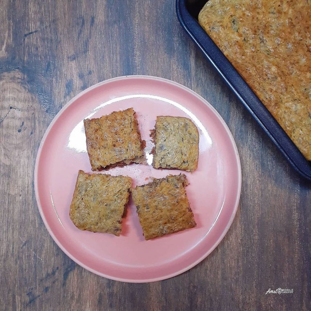 31 Resep bolu pisang panggang, enak, lembut, dan antibantat