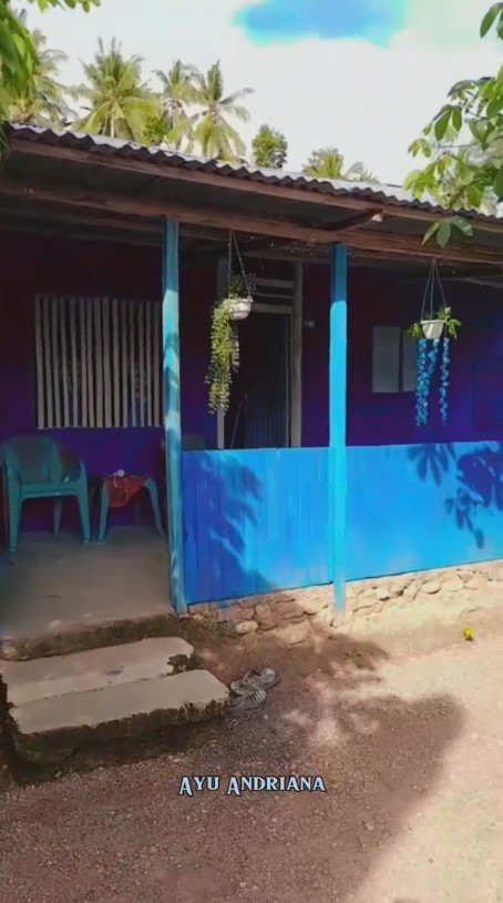 dapur triplek serba biru © 2024 brilio.net