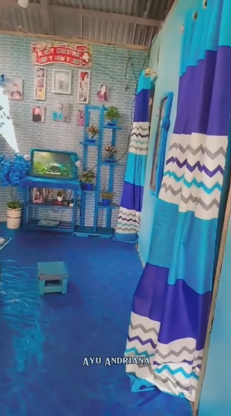 dapur triplek serba biru © 2024 brilio.net