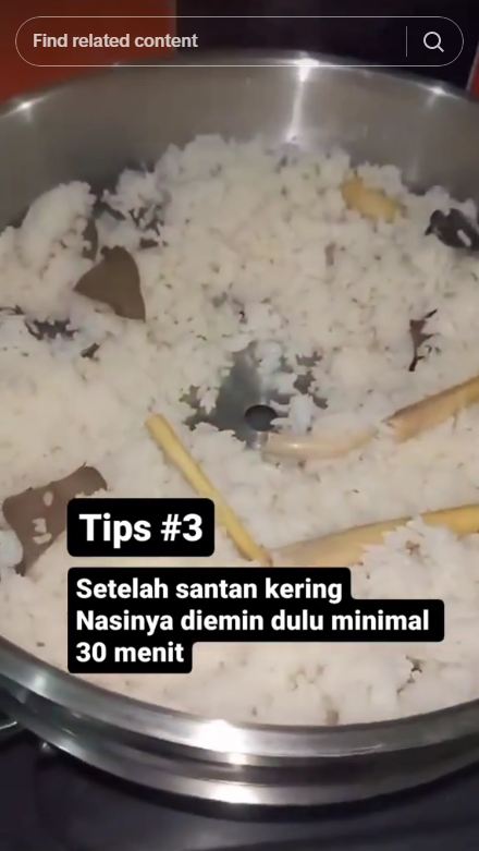 Tanpa tambahan air jeruk nipis, ini trik masak nasi uduk agar semakin pulen, wangi, dan tak cepat basi