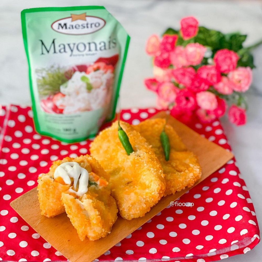 21 Resep risol mayones, enak, sederhana, gurih, dan mudah dibuat