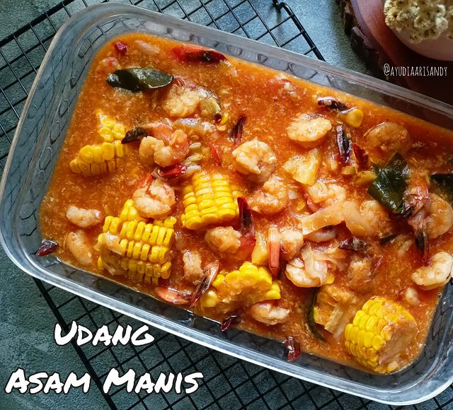 20 Resep olahan udang asam manis, mudah dibuat dan bikin nagih