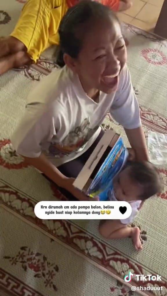 Effort kakek buat cucu © TikTok