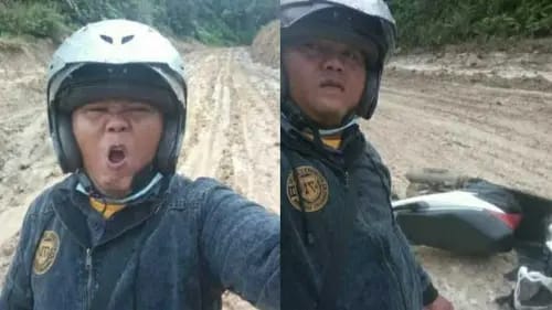 berpose setelah jatuh berbagai sumber