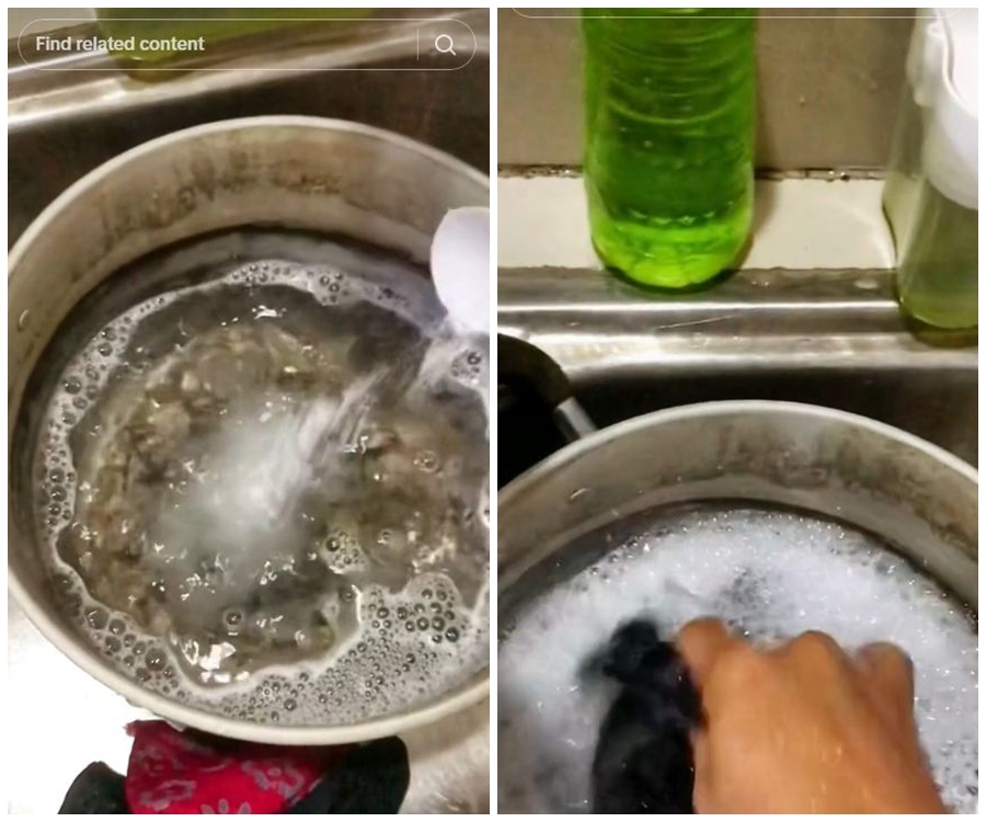 Tanpa detergen dan air panas, ini cara cuci kain lap yang bau apek dan berminyak pakai 2 bahan dapur