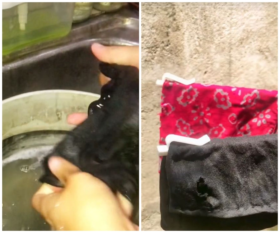 Tanpa detergen dan air panas, ini cara cuci kain lap yang bau apek dan berminyak pakai 2 bahan dapur