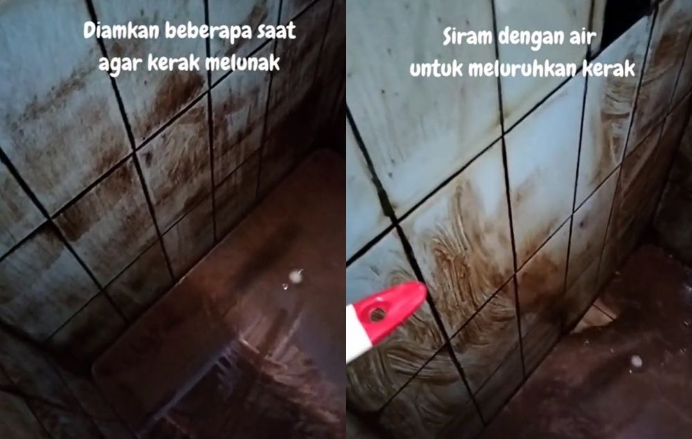 Tanpa disikat, cara bersihkan kerak kuning di bak mandi agar kinclong kesat cuma tambah 1 bahan dapur