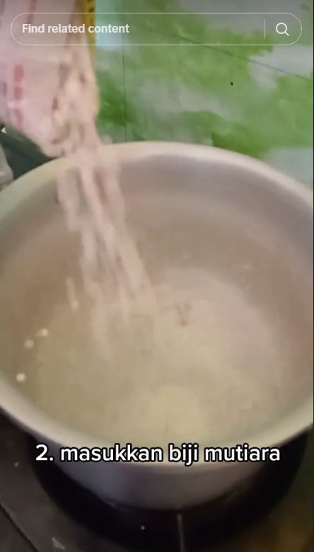 Cukup 15 menit, ini trik merebus sagu mutiara agar hasilnya bening, kenyal, dan tak lengket