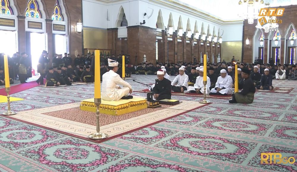 Akad Nikah Diraja Pangeran Mateen © YouTube Akad Nikah Diraja Pangeran Mateen © YouTube
