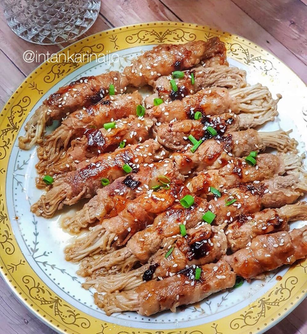 31 Resep olahan jamur enoki berbagai bumbu, sedap dan mudah dibuat