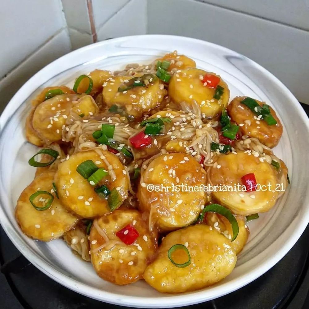 31 Resep olahan jamur enoki berbagai bumbu, sedap dan mudah dibuat