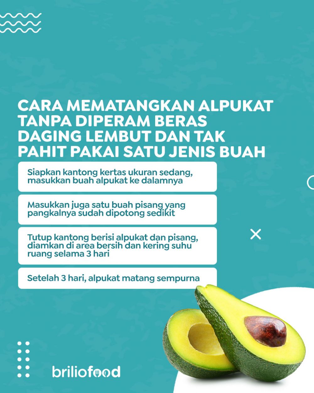 Bukan diperam beras, ini trik mematangkan alpukat cukup disimpan bareng 1 jenis buah