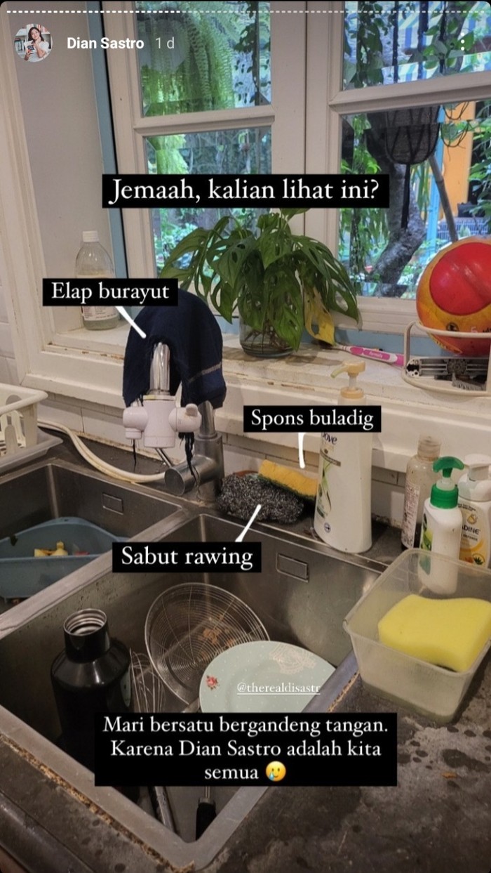 penampakan hunian Dian Sastro © Instagram