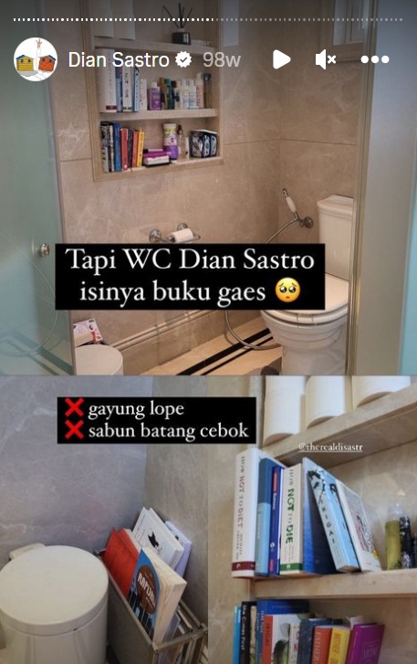 rumah dian sastro tetap estetik walaupun dapur berantakan © berbagai sumber