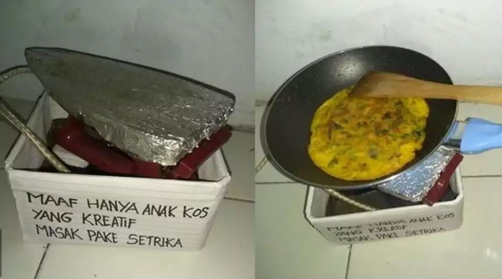 Potret kocak anak kos masak Berbagai sumber