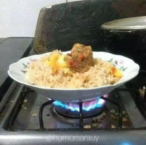 Potret kocak anak kos masak Berbagai sumber