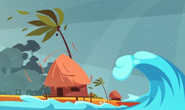 Arti mimpi melihat tsunami freepik.com