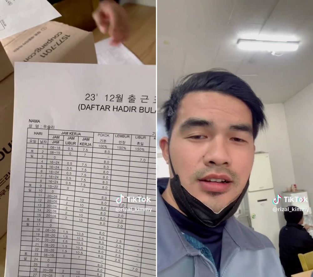 gaji korea sama kayak indonesia © TikTok