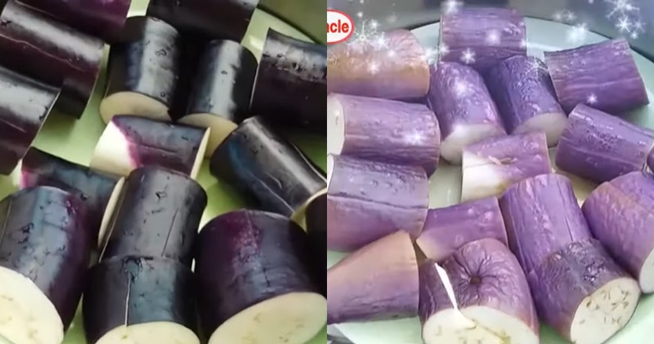 Tanpa direbus bersama garam dulu, ini trik bikin oseng terong agar empuk dan warnanya tetap ungu cerah