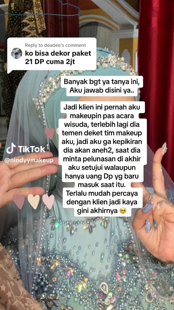 Nikahan modal dua juta  © TikTok Nikahan modal dua juta  © TikTok