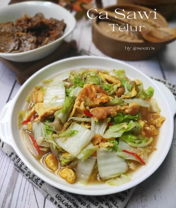 11 Resep sawi putih telur paling lezat, praktis, dan bikin nafsu makan meningkat