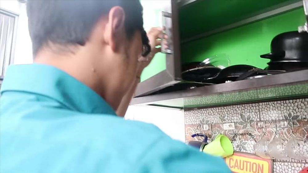 dapur kos Felicya sebelum nikah © 2024 brilio.net