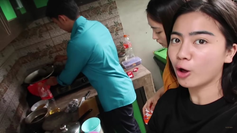 dapur kos Felicya sebelum nikah © 2024 brilio.net