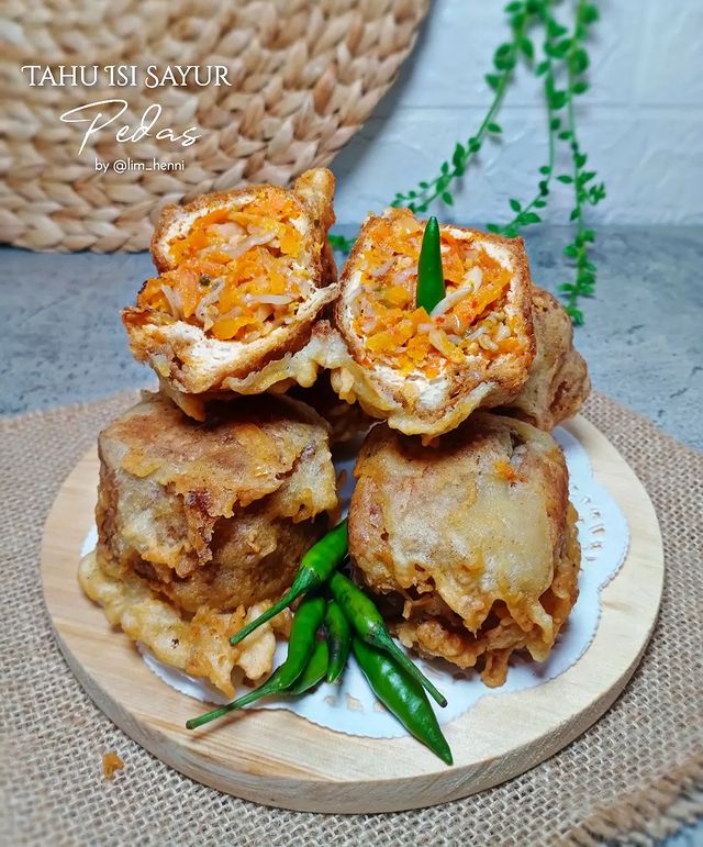 13 Resep tahu isi sayur ala rumahan, gurih, bikin nagih, dan gampang dibuat