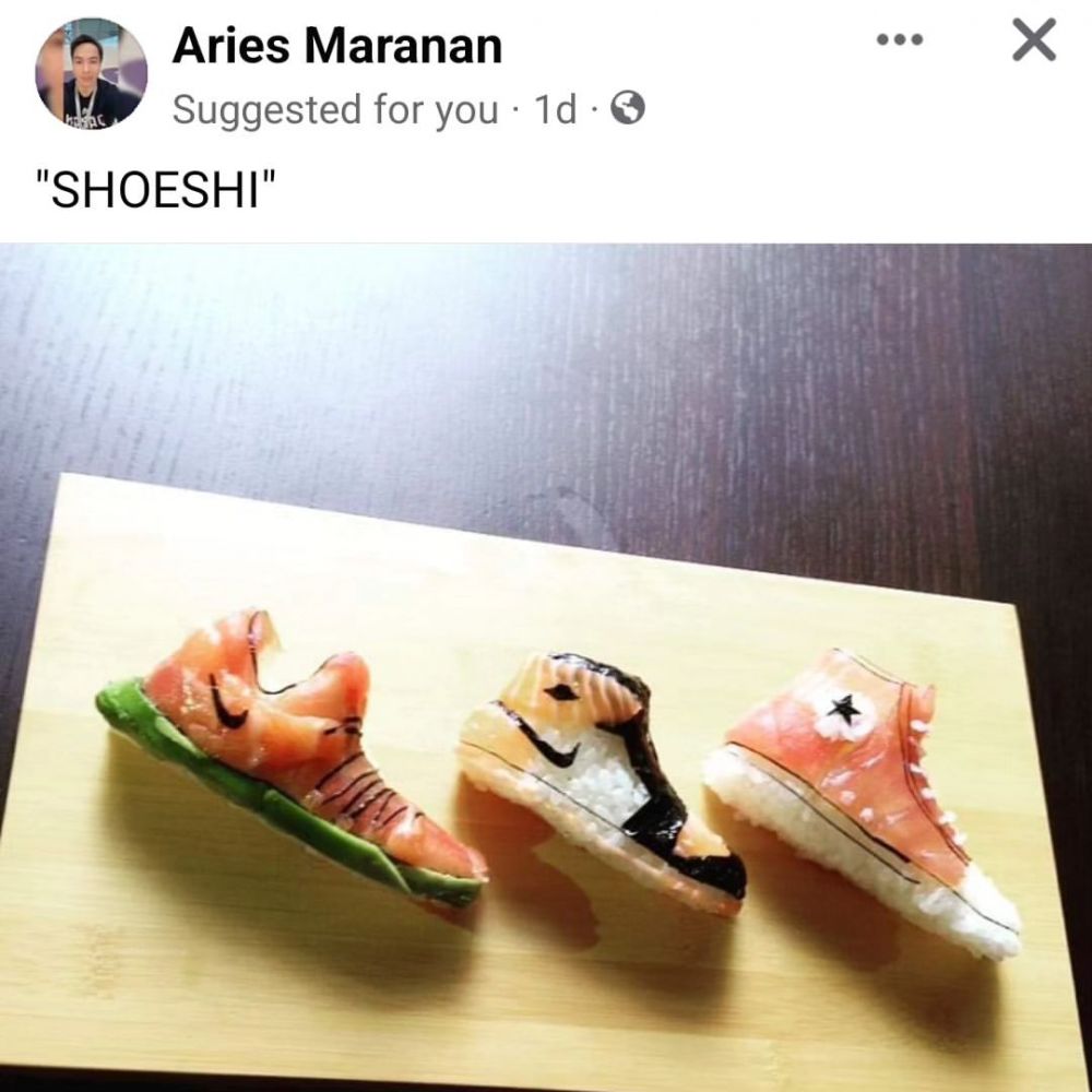 Pamer makanan di FB Berbagai sumber