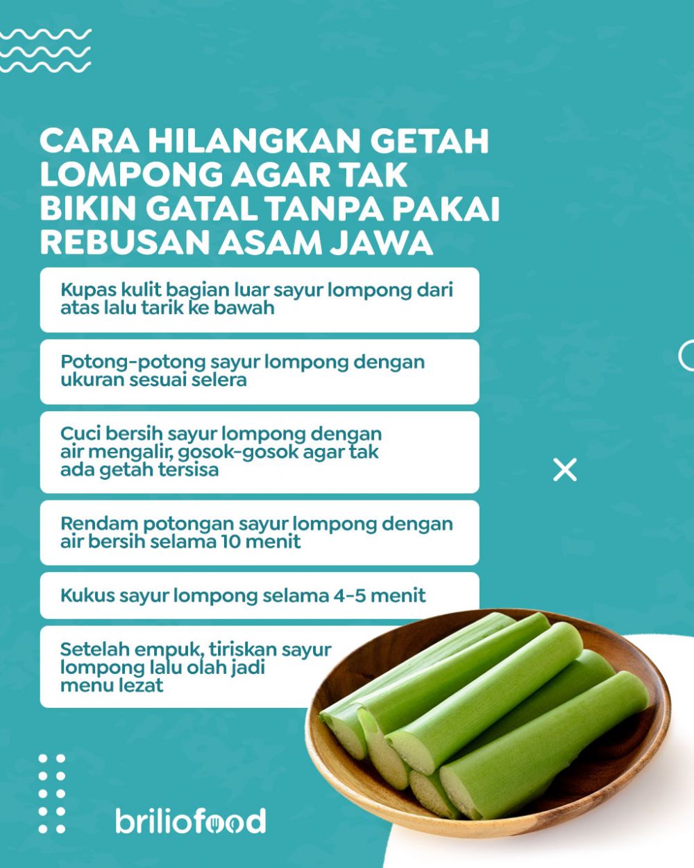 Tanpa direbus larutan asam jawa, ini cara hilangkan getah lompong agar tak bikin gatal saat dikonsumsi