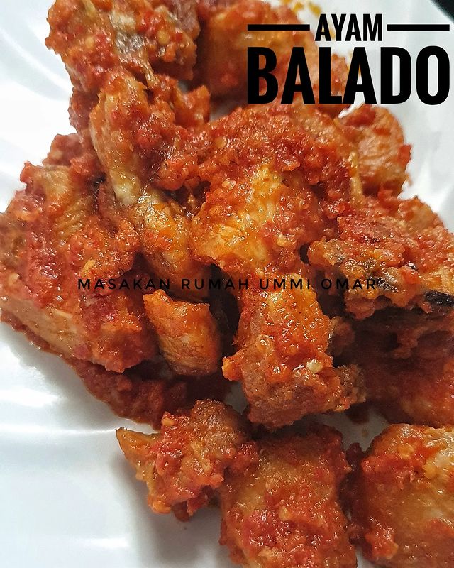 20 Resep ayam bumbu balado, lezat, empuk, dan sederhana