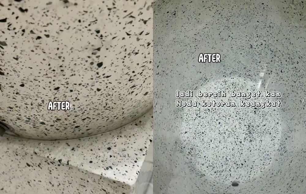 Tanpa disikat, ini cara hilangkan kerak kuning di bak mandi pakai tambahan 1 bahan dapur