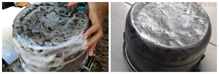 Tanpa sitrun dan sabun, ini cara bersihkan pantat panci yang berkerak menahun pakai 1 bahan sederhana