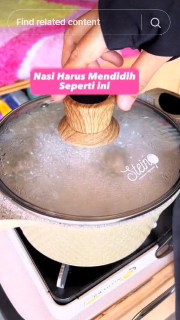 Tak perlu gunakan rice cooker, ini trik menanak nasi cepat matang dan pulen dalam 10 menit
