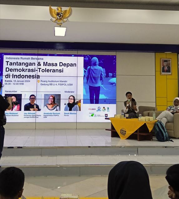 Gusdurian dan PolGov UGM gelar diskusi, menguak tantangan demokrasi-toleransi di Indonesia
