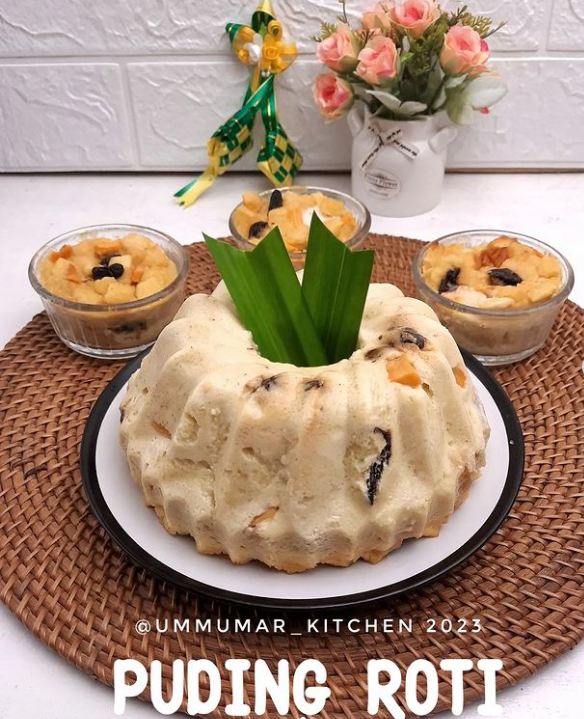 25 Cara membuat puding roti, enak, lembut, dan sederhana