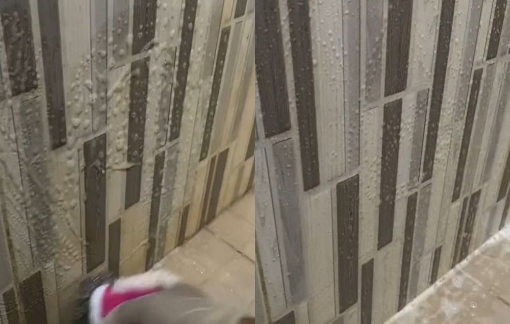 Cuma modal Rp5.000, ini cara bersihkan kerak dinding kamar mandi pakai tambahan 1 bahan dapur