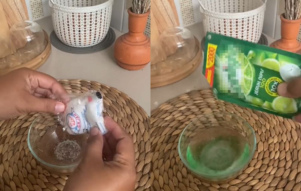 Cuma modal Rp5.000, ini cara bersihkan kerak dinding kamar mandi pakai tambahan 1 bahan dapur