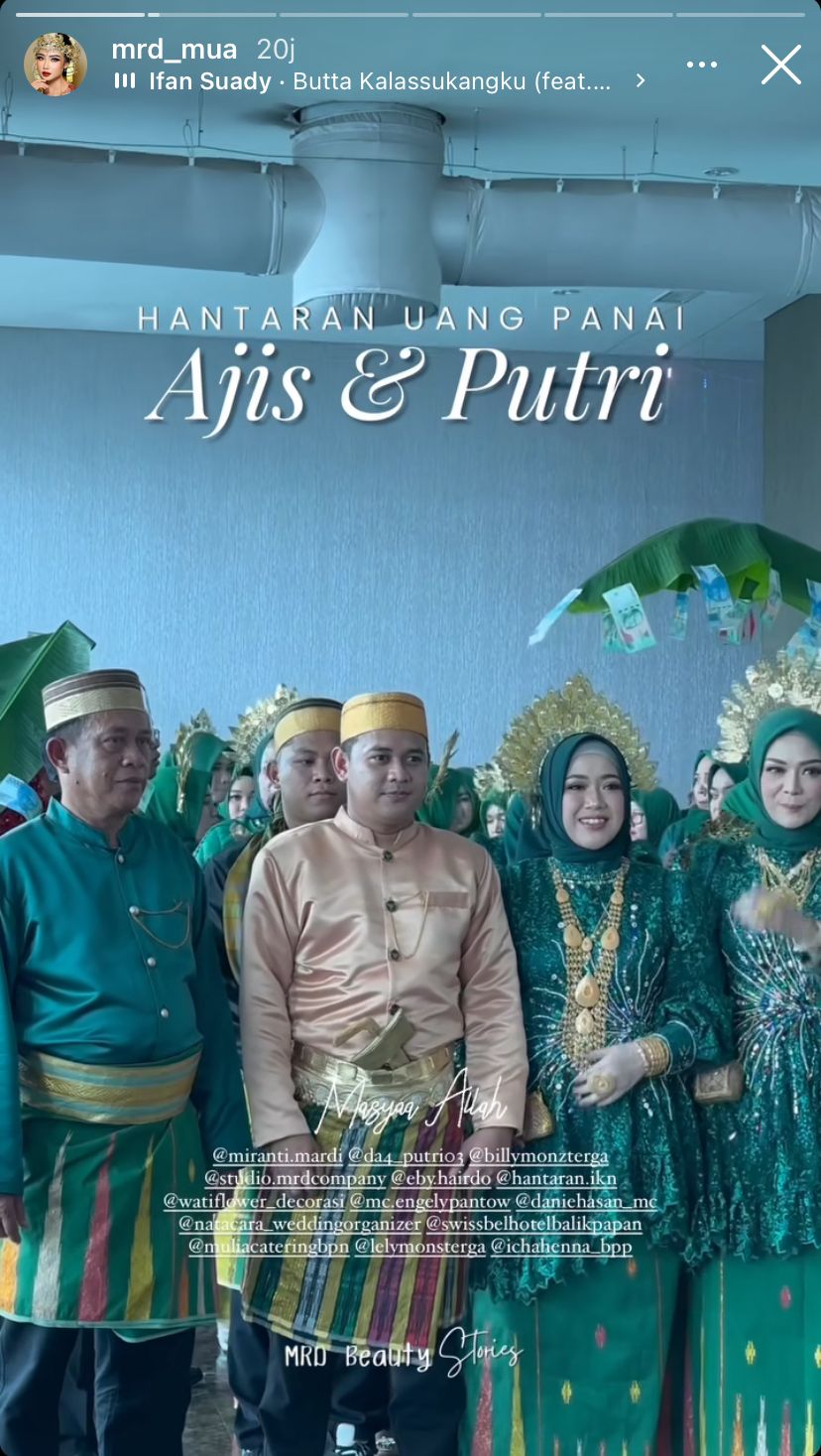 Dipinang dengan uang panai Rp 2 M, intip 11 momen acara adat Putri DA dan Abdul Aziz jelang nikah