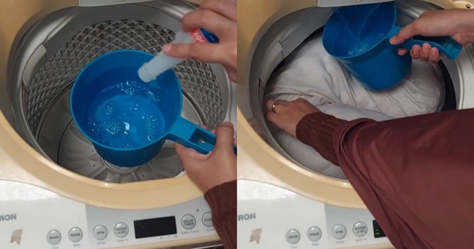Tak perlu dioles larutan sitrun, ini cara bersihkan guling jamuran dan apek ditambah 1 bahan dapur