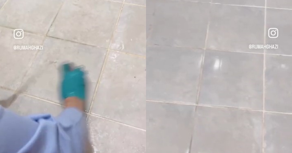 Bukan digosok cairan pemutih, cara hilangkan kerak di keramik kamar mandi pakai tambahan 1 bahan dapur