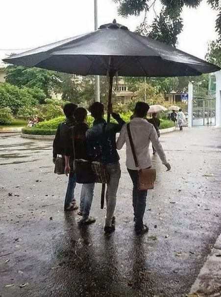 kelakuan orang menghindari hujan Berbagai sumber