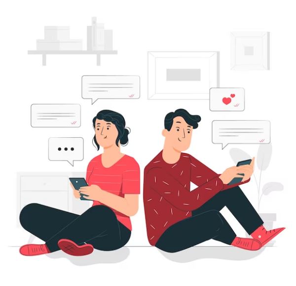 chat dengan pacar agar tidak bosan freepik.com