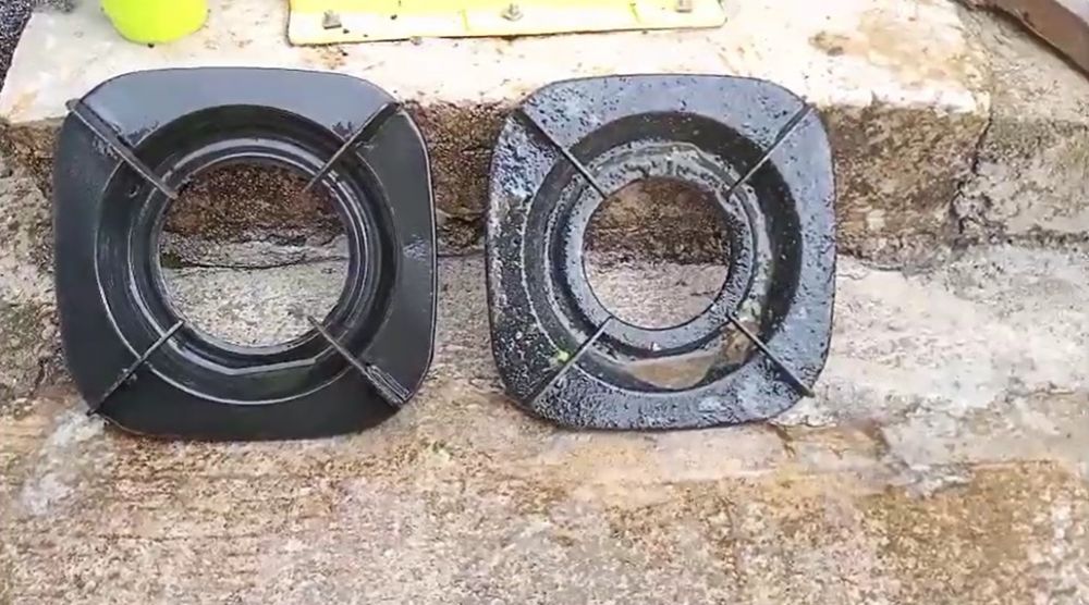 Ampuh tanpa direndam air panas, ini trik bersihkan tungku kompor berkerak pakai tambahan 1 bahan dapur