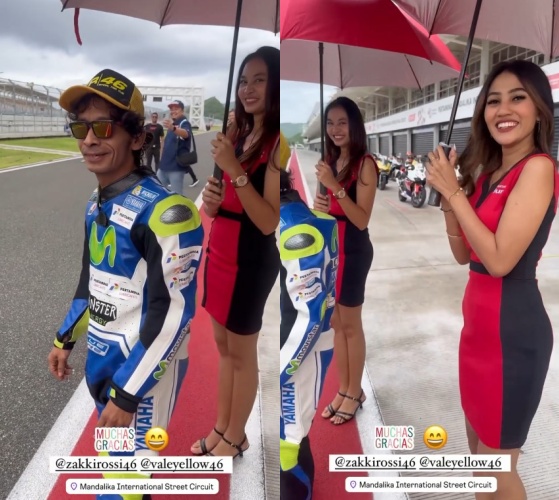 pria asal Indonesia mirip Valentino Rossi © Instagram