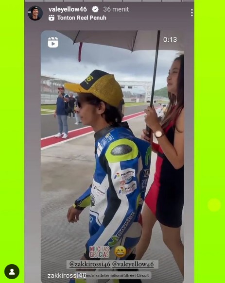 pria asal Indonesia mirip Valentino Rossi © Instagram