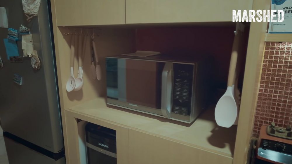 dapur rumah marshanda estetik ala kafe western © 2024 brilio.net