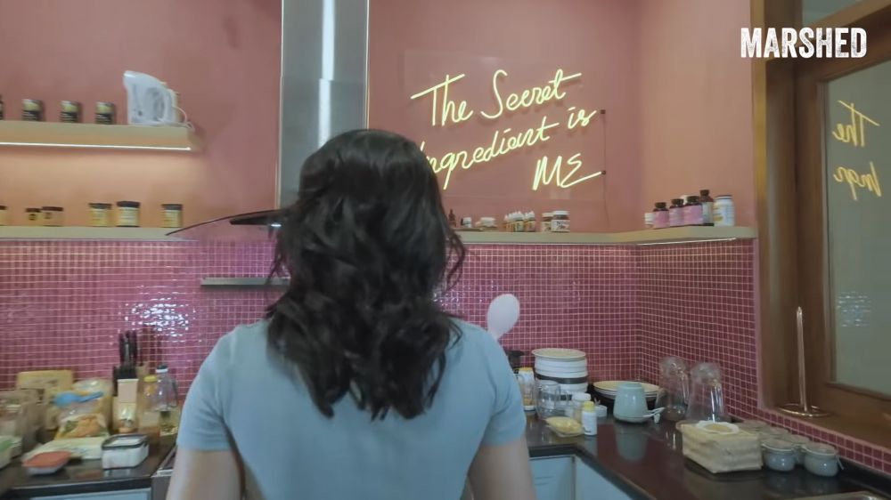 dapur rumah marshanda estetik ala kafe western © 2024 brilio.net