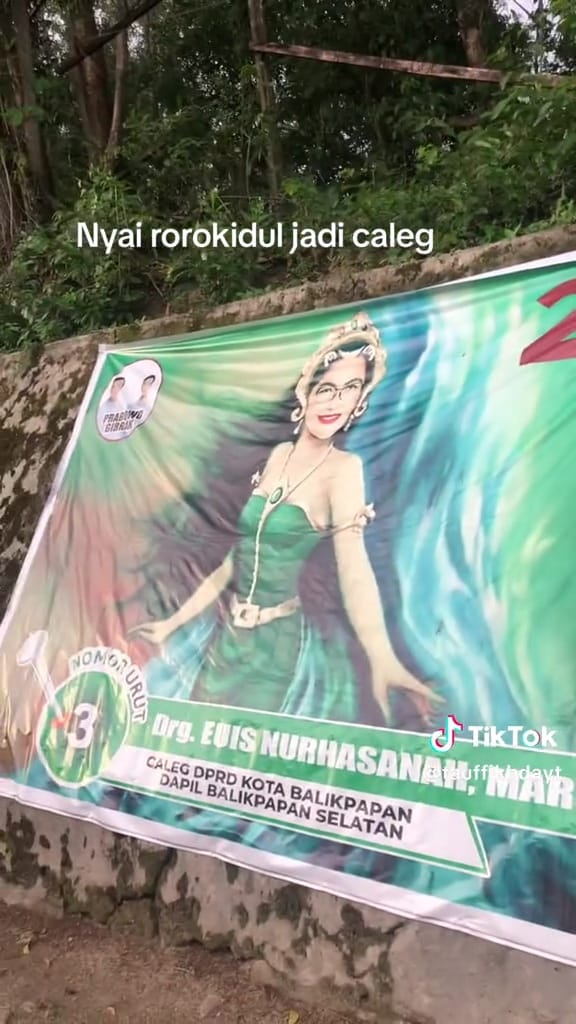 caleg nyi roro kidul © TikTok caleg nyi roro kidul © TikTok